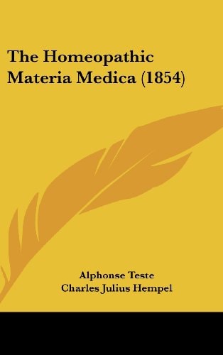 The Homeopathic Materia Medica (1854)
