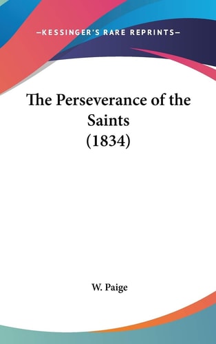 The Perseverance of the Saints (1834)