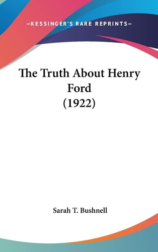 The Truth About Henry Ford (1922)