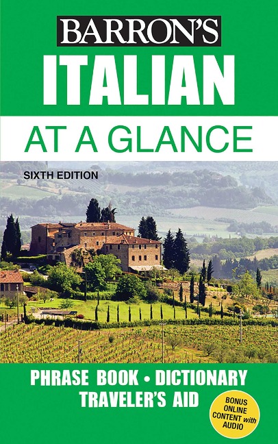 Italian at a Glance: Foreign Language Phrasebook & Dictionary