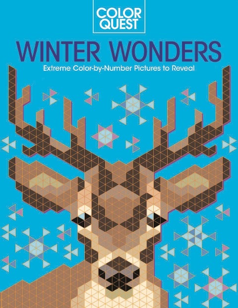 Color Quest: Winter Wonders: Extreme Color-By-Number Pictures to Reveal
