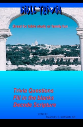 Bible Trivia Great For Bible Study Or Family Fun