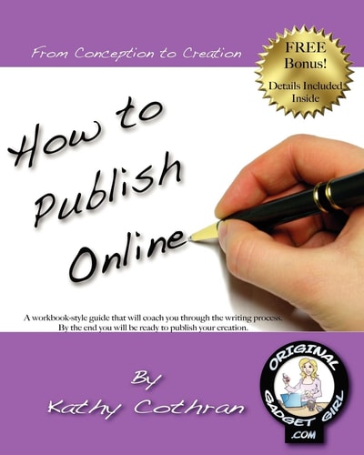 How To Publish Online From Conception To Creation In Just Four Weeks!