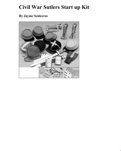 Civil War Sutlers Start Up Kit