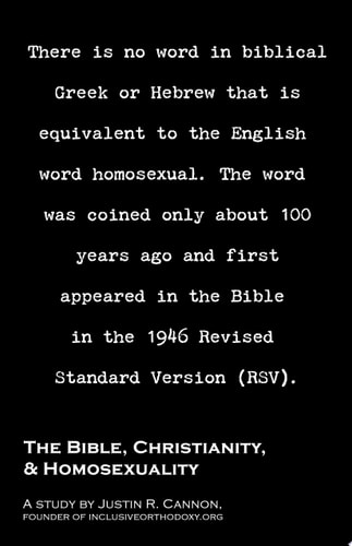 The Bible, Christianity, & Homosexuality