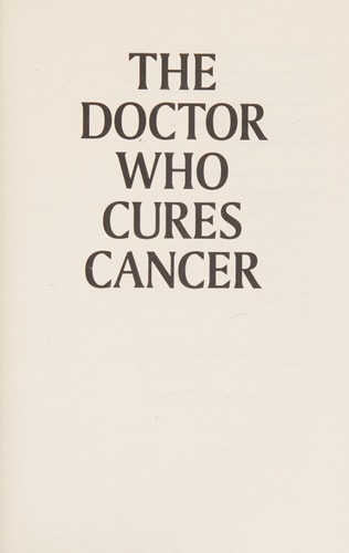 The Doctor Who Cures Cancer