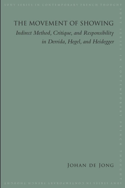 The Movement of Showing: Indirect Method, Critique, and Responsibility in Derrida, Hegel, and Heidegger