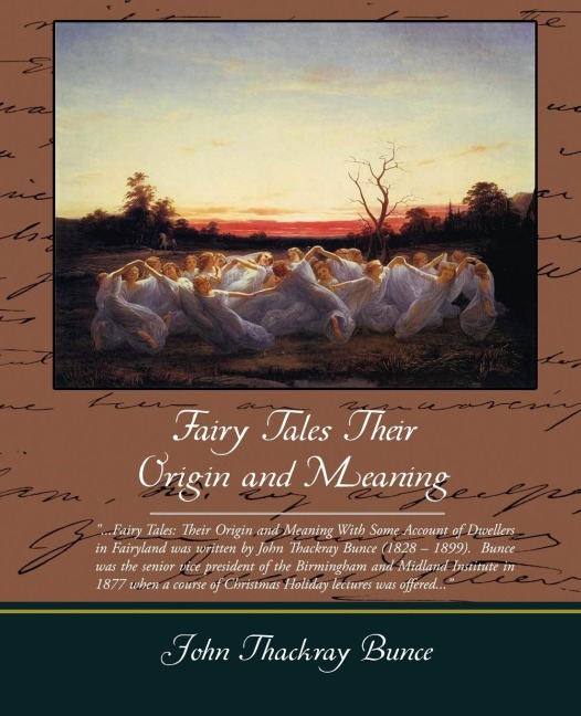 Fairy Tales Their Origin and Meaning