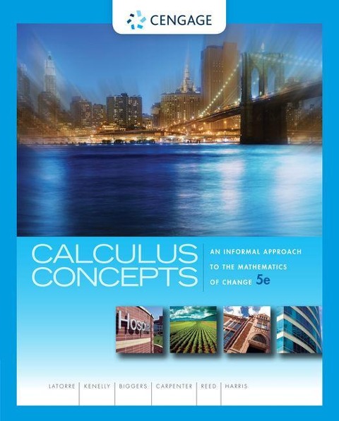 Calculus Concepts: An Informal Approach to the Mathematics of Change