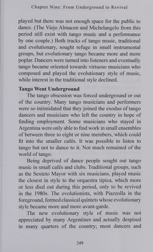 Tango A History of Obsession