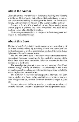The Serpent and The Eagle An Introduction to the Elder Runic Tradition