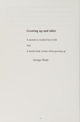 Growing Up and Older