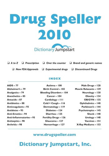 Drug Speller 2010