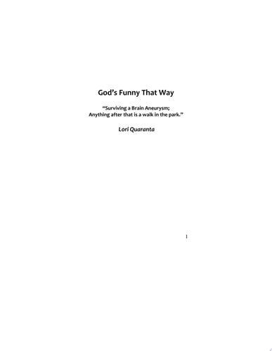 God's Funny That Way