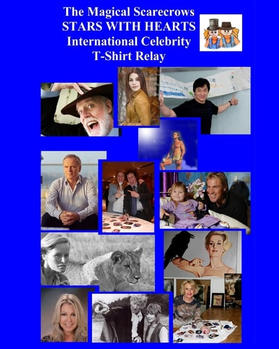 The Magical Scarecrows Stars With Hearts International Celebrity T-Shirt Relay
