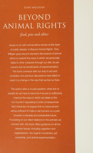 Beyond Animal Rights Food, Pets and Ethics