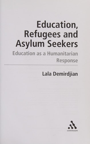 Education, Refugees and Asylum Seekers