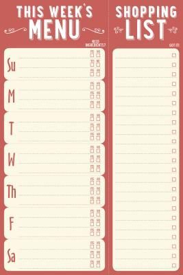 Note Pad This Weeks Menu