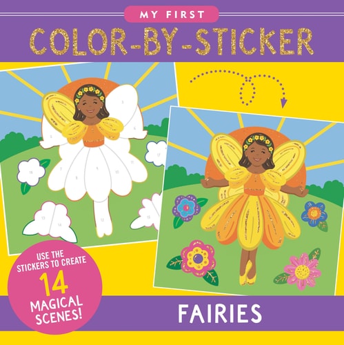 MY FIRST COLOR-BY-STICKER BOOK - FAIRIES.