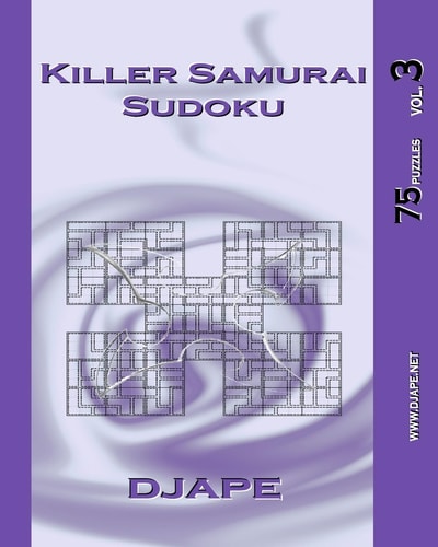 Killer Samurai Sudoku Vol. 3 75 Puzzles
