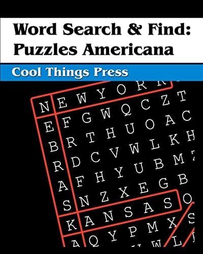 Word Search & Find Puzzles Americana