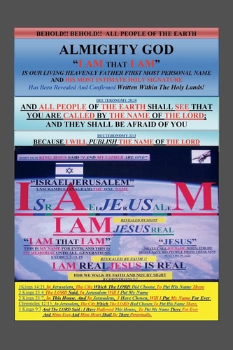 Almighty God Holy Signature Revealed Written Within The Holy Lands