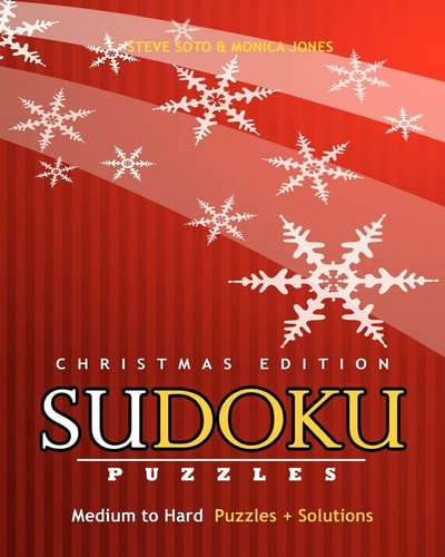 SUDOKU Puzzles - Christmas Edition, Medium to Hard Puzzles + Solutions