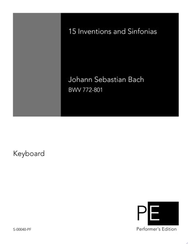Bach 15 Inventions And Sinfonias