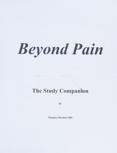 Beyond Pain The Study Companion