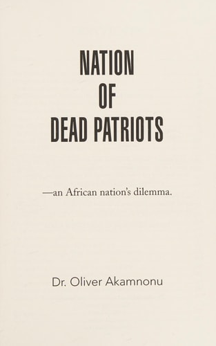 Nation of Dead Patriots