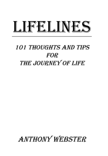 Lifelines 101 Thoughts and Tips for the Journey of Life