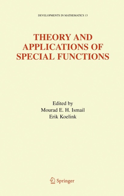 Theory and Applications of Special Functions: A Volume Dedicated to Mizan Rahman