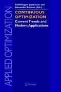 Continuous Optimization: Current Trends and Modern Applications