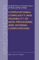 Computational Complexity and Feasibility of Data Processing and Interval Computations