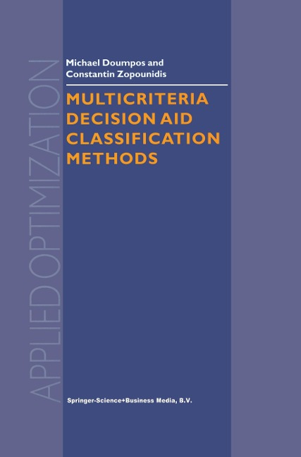 Multicriteria Decision Aid Classification Methods
