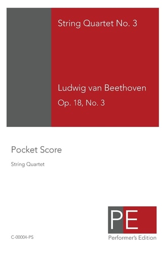 String Quartet No. 3 Pocket Score