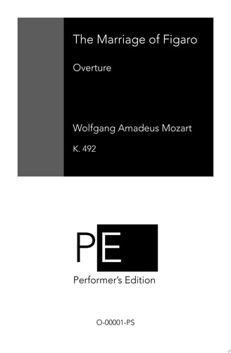 Mozart Overture To The Marriage Of Figaro: Pocket Score