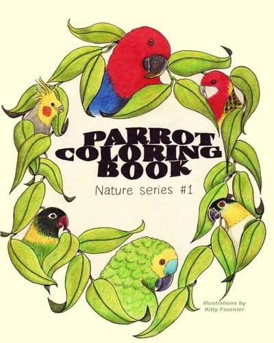 Parrot Coloring Book Nature Series
