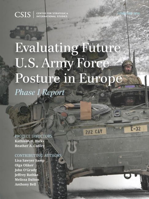 Evaluating Future U.S. Army Force Posture in Europe: Phase I Report