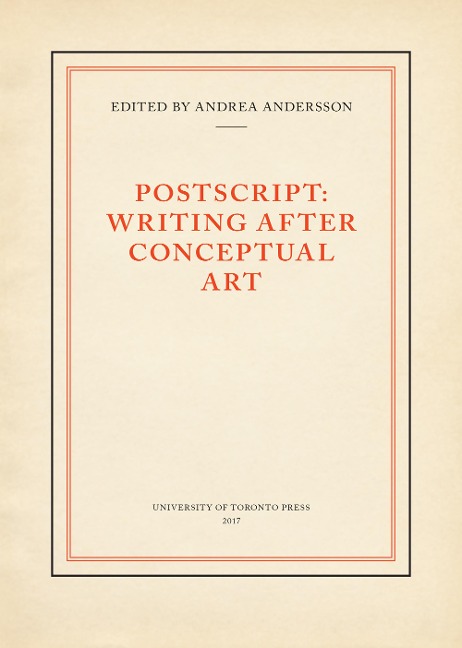 PostScript: Writing After Conceptual Art