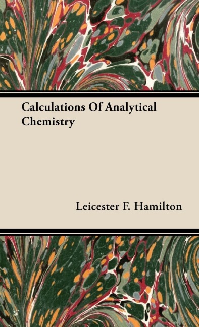 Calculations of Analytical Chemistry