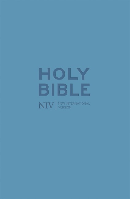 NIV Pocket Cyan Soft-tone Bible with Zip
