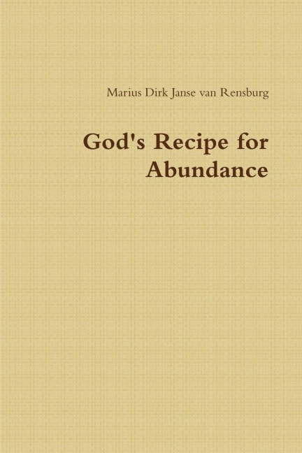 Gods Recipe for Abundance