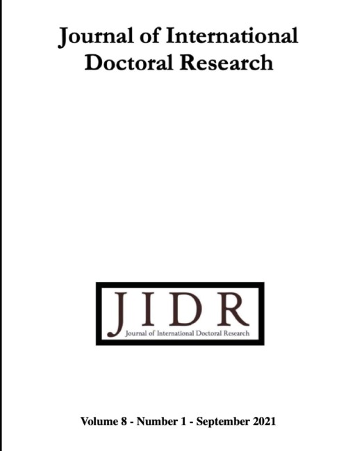 Journal of International Doctoral research (JIDR), Volume 8, Number 1, 2021: Volume 8, Number 1, 2021