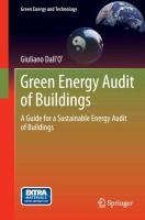 Green Energy Audit of Buildings: A guide for a sustainable energy audit of buildings