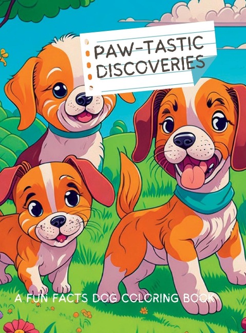 Paw-Tastic Discoveries: A Fun Facts Dog Coloring Book: Explore the Fascinating World of 50 Dogs Breed