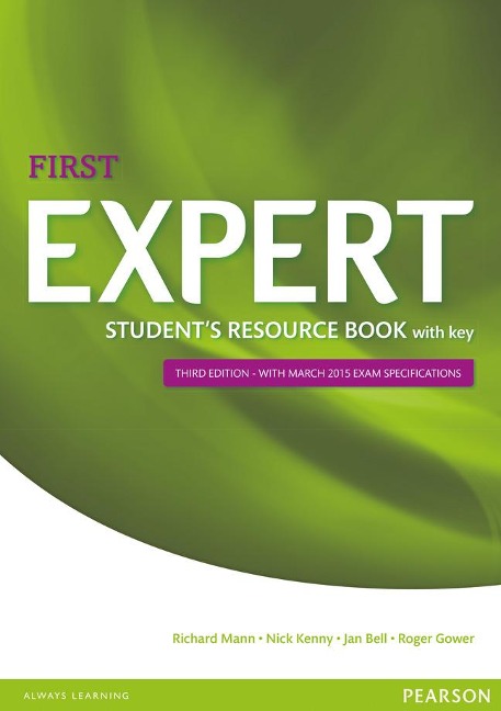 Expert First 3rd Edition Students Resource Book with Key