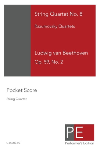 String Quartet No. 8 Pocket Score