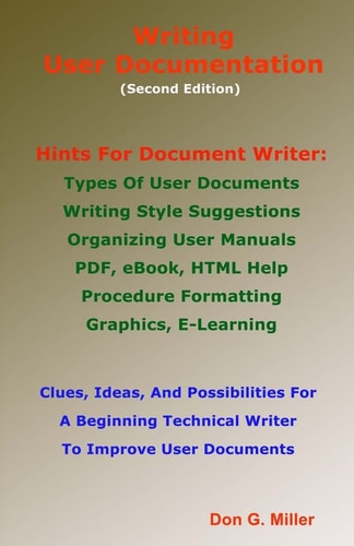 Writing User Documentation Second Edition Hints For Document Writers
