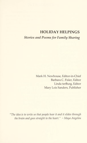 Holiday Helpings Stories and Poems for Family Sharing